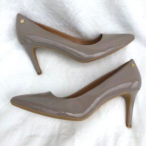 Calvin Klein Nude Patent Leather Heels